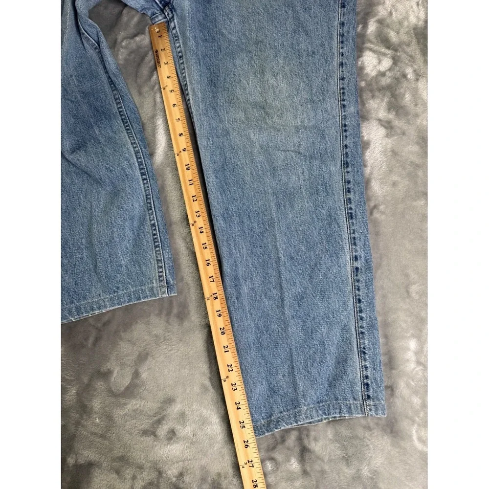 Vintage Brooks Brothers Jeans Mens 33x25 Light Blue Straight Leg Denim Pants
